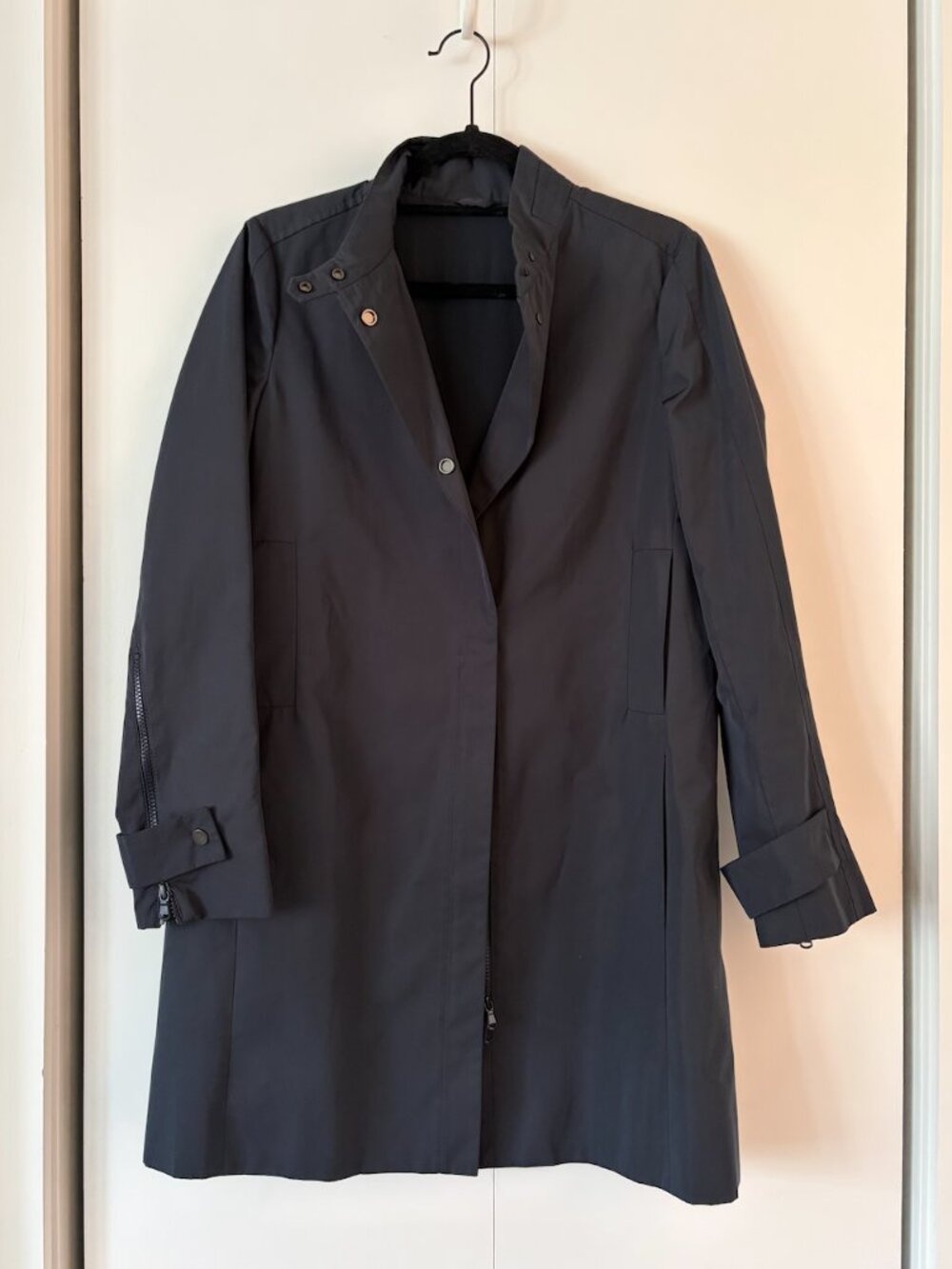 Navy Brunello Cucinelli Raincoat